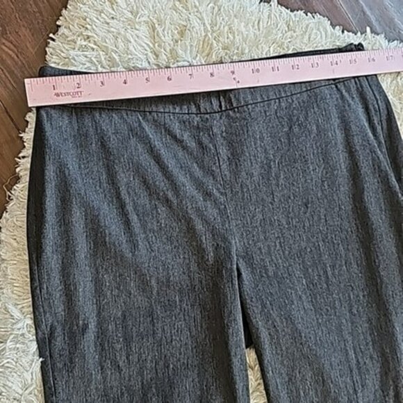 Talbots Women's Dress Pants Size 6 Dark Grey Chatham Ankle Fitted Side Zipper - Picture 7 of 15